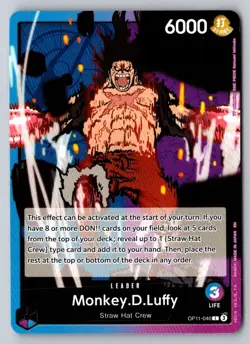 Monkey.D.Luffy (040) OP11-040 A Fist of Divine Speed One Piece - Image 1