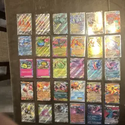 Pokemon TCG 25-Card Mixed Holo Lot EX GX V SWSH Scarlet & Violet English - Image 1