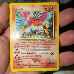 Neo Revelation Ho-Oh Holo Card 7/64 - Image 1