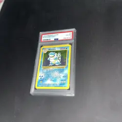 Pokemon TCG Base Set Blastoise Holo Card 2/102 Psa 6 - Image 1