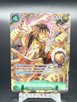 Bandai One Piece Card Game Monkey.D.Luffy ST30-012 SR Alt Art Foil EN - Image 1