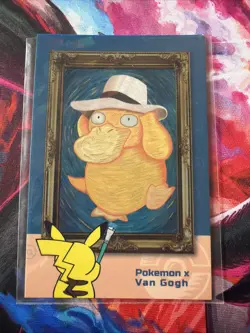 Pikachu Van Gogh Psyduck pokemon card More In Store - Image 1