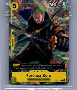 One Piece Promotion Cards #OP07-113 Roronoa Zoro (Illustration Box Vol.3) - Image 1