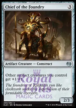 Chief of the Foundry 4x FOIL KLD MTG Kaladesh Uncommon MINT artifact - Image 1