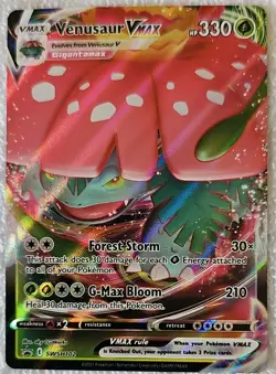 Venusaur VMAX SWSH102 SWSH: Sword & Shield Promo Cards Holo - Image 1
