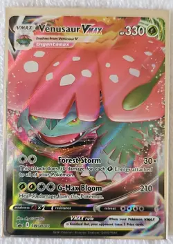 Venusaur VMAX SWSH102 SWSH: Sword & Shield Promo Cards Holo - Image 3