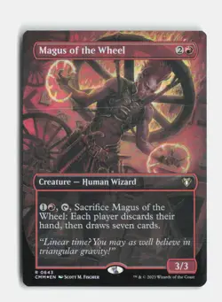 Magus of the Wheel (Borderless) 643 Foil Commander Masters MTG NM - Image 1