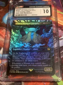 Jenova, Ancient Calamity (Borderless) MTG Final Fantasy Foil CGC Gem Mint 10 - Image 3