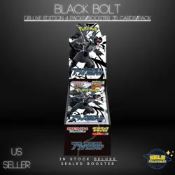 Black Bolt Booster Box Deluxe IN Stock Japanese Pokemon SV11B Unova - Image 1