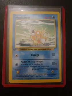Carte Pokemon Set De Base Edition 1 NEUF / MINT Magicarpe - Image 1