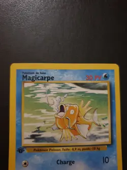 Carte Pokemon Set De Base Edition 1 NEUF / MINT Magicarpe - Image 4