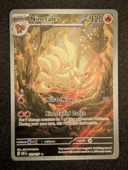 Pokemon TCG Obsidian Flames Ninetales 199/197 NM/LP+ - Image 1