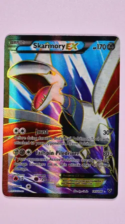 Pokemon Skarmory EX 145/146 Full Art XY Base Set Ultra Rare NM - Image 1