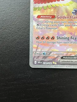 Pokemon TCG Ethan's Ho-Oh EX Sir 230/182 Destined Rivals - Image 5