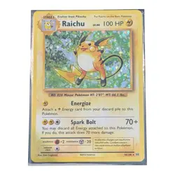 Pokemon TCG Raichu Rare Holo 36/108 NM - Image 1