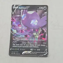 Pokemon TCG 2020 Sableye V Full Art 194/202 Swsh01 Sword & Shield Foil NR MT - Image 1