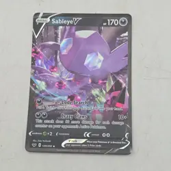 Pokemon TCG 2020 Sableye V Full Art 194/202 Swsh01 Sword & Shield Foil NR MT - Image 2