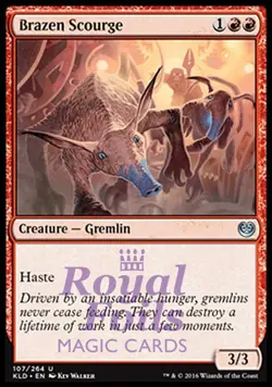 Brazen Scourge 2x FOIL KLD MTG Kaladesh Uncommon MINT red - Image 1