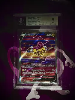 Pokemon Raikou V GG41/GG70 Crown Zenith Galarian Gallery Full Art Holo BGS 9 - Image 1