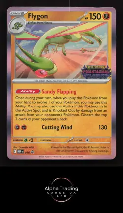 Flygon (Prerelease) 016 Holo Promo ME: Mega Evolution Promo Pokemon Holo NM - Image 1