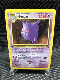 Gengar 5/62 Fossil 1st Edition Holo Rare Holo POKEMON - Image 1