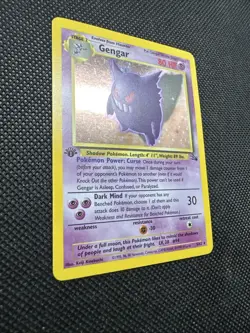 Gengar 5/62 Fossil 1st Edition Holo Rare Holo POKEMON - Image 5