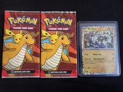 Unopened packs Pokemon Dragonite Miraidon Holo Booster Packs English - Image 1