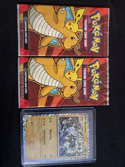 Unopened packs Pokemon Dragonite Miraidon Holo Booster Packs English - Image 2