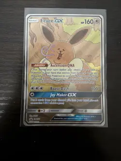 2019 Pokemon Sun & Moon Black Star Promos Eevee GX #SM233 - Image 2