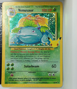 Venusaur 15/102 Holo Rare Celebrations Near Mint Pokemon TCG - Image 1