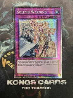 RA05-EN126 Solemn Warning Starlight Rare Yu-Gi-Oh! NEW - Image 1