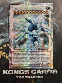 RA05-EN143 Shooting Quasar Dragon Extended Art Starlight Rare 1st Ed YuGiOh - Image 1