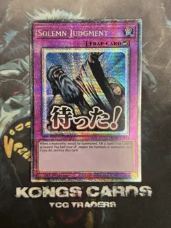 RA05-EN124 Solemn Judgment Starlight Rare Yu-Gi-Oh! NEW - Image 1