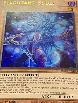 2x Magicians' Souls + ILLusion Of Chaos | Ultra Rares | NM | 1st Ed | YuGiOh! - Image 2
