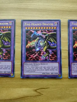 Yu-Gi-Oh! - Five-Headed Dragon 3X - Ultra Rare - LC03-EN004 - Full Playset - Image 4