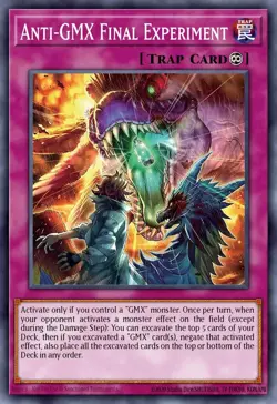 BLZD-EN096 "Anti-GMX Final Experiment" Super Rare Yu-Gi-Oh! - Image 1