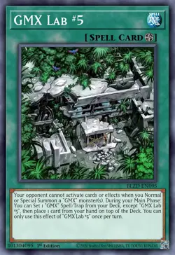 BLZD-EN095 "GMX Lab #5" Super Rare Yu-Gi-Oh! - Image 1