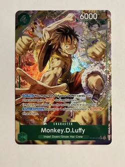 One Piece Monkey D. Luffy ST30-012 SR Parallel - Image 1