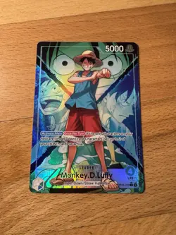 One Piece OP16-022 Monkey D Luffy Alt Art Leader OP16 - Image 1
