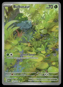 Pokemon Cards Bulbasaur 166/165 151 Illustration Rare NM *2 - Image 1