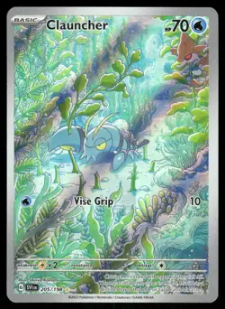 Pokemon Cards Clauncher 205/198 Scarlet & Violet Illustration Rare NM - Image 1