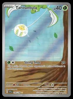 Pokemon Cards Tarountula 199/198 Scarlet & Violet Illustration Rare NM - Image 1