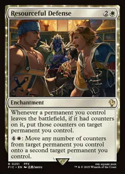 Mint/Near-Mint, English - 1 x MTG Resourceful Defense Commander: Final Fantasy - Image 1