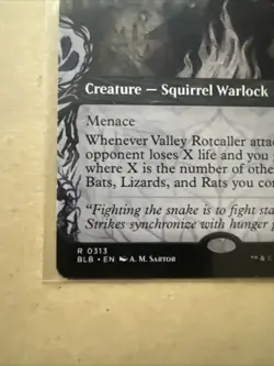 MTG Valley Rotcaller BLB 0313 R NM Regular Showcase - Image 3