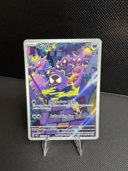 POKEMON GASTLY IR 177/162 SV05 TEMPORAL FORCES HOLO NM - Image 1