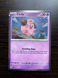 Cleffa - SV095 - Scarlet & Violet Black Star Promo Pokemon TCG NM - Image 1
