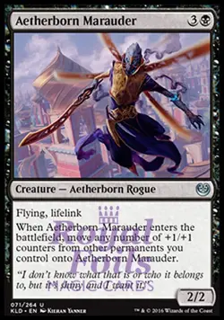 Aetherborn Marauder 4x FOIL KLD MTG Kaladesh Uncommon NM+ black - Image 1