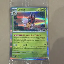 Ledian SVP 133 STAFF SEALED - Pokemon TCG Pre Release Promo Stellar Crown NM - Image 1