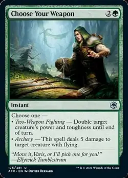 Choose Your Weapon - Near Mint MTG Adventures in the Forgotten Realms - Image 1
