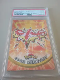 🔥psa 9🔥 Moltres Topps TV Animation Series 3 2000 #146 Pokemon - Image 1